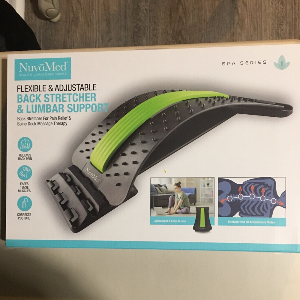Nuvomed back stretcher and lumbar support